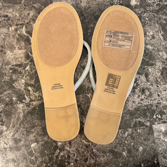 Forever 21 Metallic Silver Sandals - Picture 6 of 8